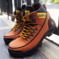 Caterpillar Argon MBC Tan Safety Shoes Field Work Iron Tip Hiking Turing Ridding Adventure Tracking