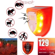 MESHOPMY  Security Siren, Waterproof 3 Modes Motion Sensor Alarm, Professional Audible and Visual Al
