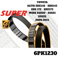 TOYOTA ALTIS、WISH GAIDO FAN BELT 6PK1230