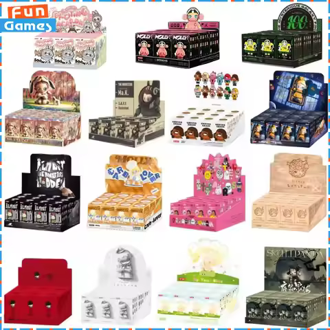 Original Whole Set Pop Mart Blind Box Labubu DIMOO SP MOLLY CRYBABY Hirono Mystery Box Wholesale Cus