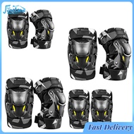 FunsLane Motorcycle Elbow Knee Pads For Men Women Knee Elbow Guard Protector Ventilation Protective Gear For Cycling Bike Skateboarding