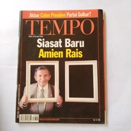 Majalah TEMPO No.8 Apr 2004 Cover SIASAT BARU AMIEN RAIS