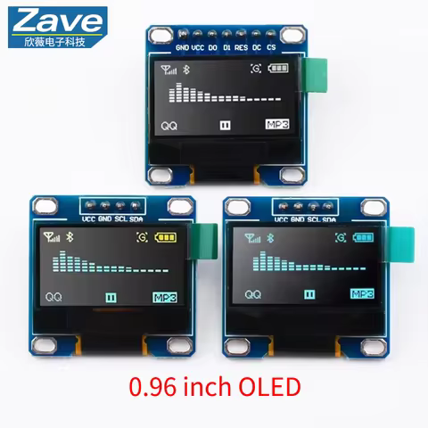 0.96 inch oled IIC Serial White OLED Display Module 128X64 I2C SSD1306 12864 LCD Screen Board For Ar