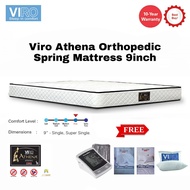 Viro Athena Orthopedic Spring Mattress 9 in (Single/Super Single)