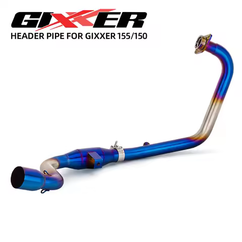 Motorcycle Exhaust Slip On Front Link Pipe Escape Connect 51mm Muffler For SUZUKI GIXXER 155 GIXXER1