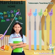 NARCISSUS Finger Reading Sticks, Finger Design Stainless Steel Teaching Pointer, Professional Telesc