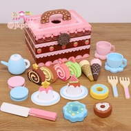 Todds & Kids Toys by JKP Toys ของเล่นไม้เสริมพัฒนาการ ชุดกล่องขนมหวาน Portable Cake Set  ของเล่นเด็ก