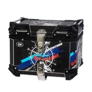 Aluminium Motorcycle Box 36L 45L 55L 65L Moto Top Case Motorcycle Rear Luggage Case Tail Box Univers