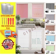 HARGA BORONG Bidai tingkap Window Blinds Bidai Zebra Ready Stock Zebra Blind Bidai