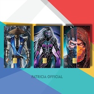 STICKER ATM GAME MORTAL COMBAT PLAYER HOLOGRAM STW1M/9BC2K / GARSKIN KTP GAME MORTAL COMBAT / POPULA