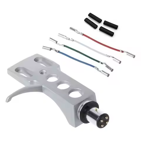 24-Hour Delivery Replacement LP Cartridge Turntable Phono Headshell Mount With Wires For Technics SL