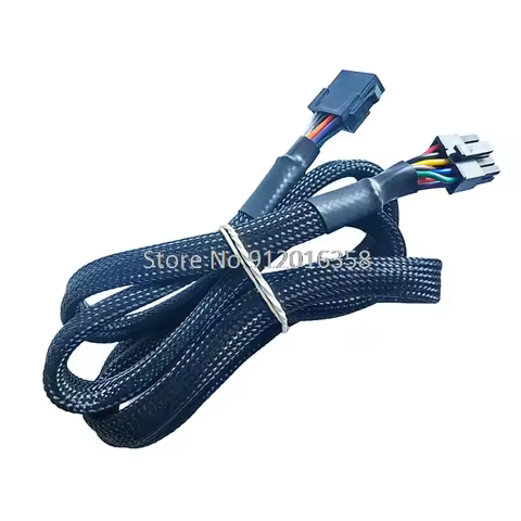 1M 6P 20AWG 43025-0608 43025 MOLEX 6 Pin Micro-Fit 3.0 Male Female Extension Sleeved Power Cable bra
