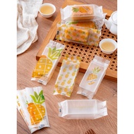 [Pack of 100 bags - size 4.7x13.5x2.5cm]Pineapple cake bags in many designs