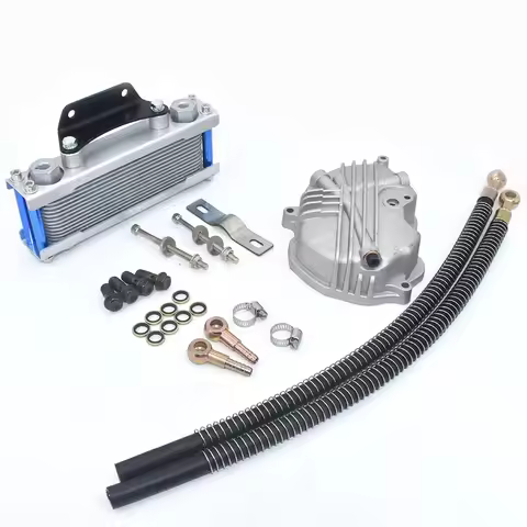 Oil Cooler Radiator Curved Beam Bike Dirt Pit Bike Racing Motorcyle High Performance Refires Accesso
