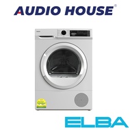 ELBA EBD781HVT  7KG HEAT PUMP DRYER  COLOUR: WHITE  ENERGY LABEL:4 TICKS  W596xH845-855xD525MM  2 YE