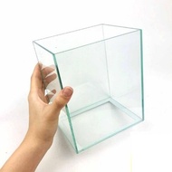 Mini glass pond - betta guppy show glue size 10x15x18cm