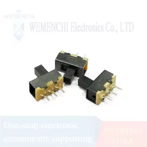 100PCS SS12F17 Toggle Switch 3 Pin 2 Files SS12F17G5 Handle High 3mm4mm5mm6mm Slide Switch DIP