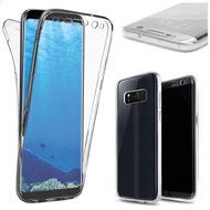 For Samsung Galaxy Note 8 Shockproof 360 Front+Back Full Body Cover TPU Case