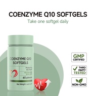Coenzyme Q10 Softgels 60 capsules, (each containing 50mg of Coenzyme Q10) Heart Guardian Vegetarian 