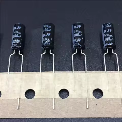 10pcs 100uF 6.3V Japan ELNA RJF Series 5x11mm 6.3V100uF Super Low Impedance High Reliability Capacit