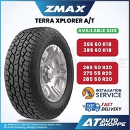 ZMax AT Terra Xplorer 18" 265 285 60 18 R18 20" 265 275 285 50 55 20 R20 4X4 4WD Tyre (1 Tire)
