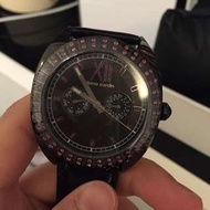 全新Pierre Cardin 紫碎石女裝手錶！
