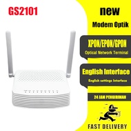 New dual-band 5GHz GS2101 Gigabit GPON EPON 2.4GHz+5GHz 5G WIFI Modem Router with wifi English