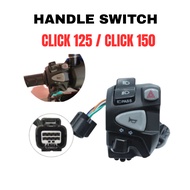 HANDLE SWITCH FOR HONDA CLICK / VARIO WITH PASSING AND HAZZARD LIGHT SWITCH PLUG AND PLAY DOMINO