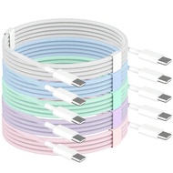3.3FT/100cm Braided Nylon USB-C To Type-C Fast Charging Cable, Compatible With IPhone 16/15 Series, 