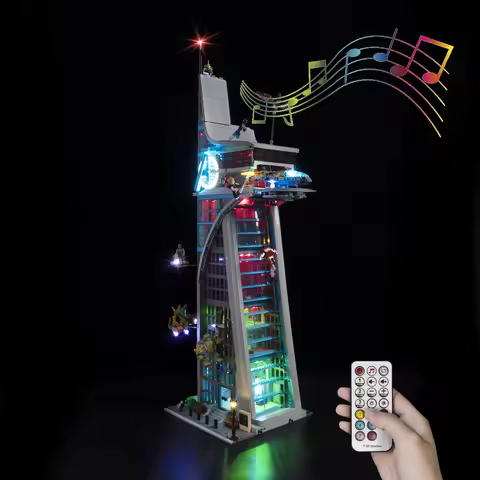 Kyglaring LED Light Kit suitable for Lego 76269 Avengers Tower Building Blocks Decorative Lamp Not I