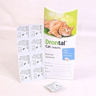 Drontal Cat 1 Tablet Obat Cacing Kucing