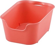 SANKA Squ+ Katasu Kh-SP Storage Box, S, Pink, 7.1 x 10.2 x 41.3 inches (180 x 258 x 105 cm), Made in