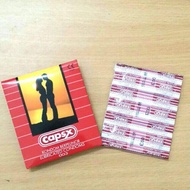 Kondom Capsx berpelincir lubricated condoms ( 3 paket x 3pcs)