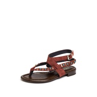 Staccato 2025 New Retro Foldable Sandals Flat Casual Women Shoes EDU24BL5 Comfortable Leather Upgrad