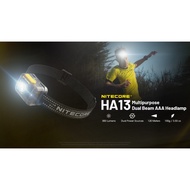 NITECORE HEADLMAP LED Sensor Lampu Suluh Kepala LED Dual Light Smart Sensor Rechargeable HeadlaMP HA