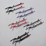 (19.5 cm X 3 cm) PERFORMANCE decal stickerbag in silver emulsion to decorate SH, VARIO, CLICK cars..