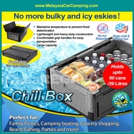 Original Chill Chest Foldable Cooler Ice Box suitable for outdoor activities