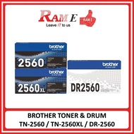 [ORIGINAL] Brother Toner TN-2560 TN2560 TN-2560XL TN2560XL / Drum DR-2560 DR2560