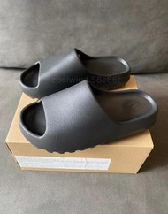🔝Adidas originals Yeezy Slide Onyx 黑色潮流拖鞋 男女同款