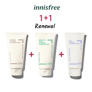 [100% Original] NEW ( 1+1 ) Innisfree Facial Foam Cleanser 150ml*2 (Bija Trouble Facial Foam Cleanse