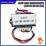 Autogate Transformer 12V 9V 0 9V 12V Input AC240V
