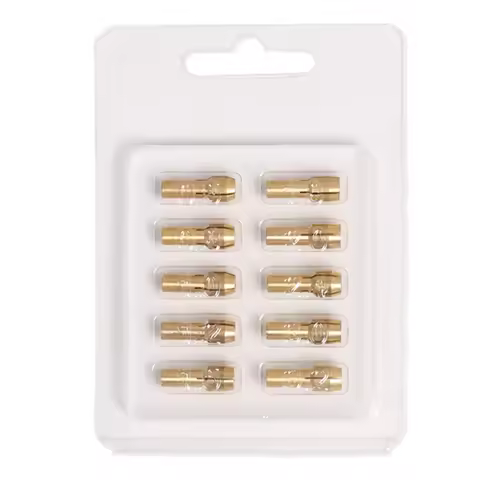 10pcs Mini Brass Collets Chucks Rotary Tool Practical Mini Drill Chucks Brass Chucks Adapter for Twi