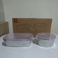 不銹鋼餐盒x2（裕國股東會紀念品）