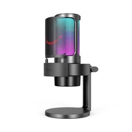 Bộ micro thu âm có dây Fifine A8 tích hợp đèn RGB