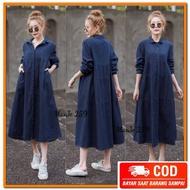 Dress Short Sleeve V-Neck A-Line Slim Print B ZL888 [Maxi Jeans 259Db Ve]Maxi W