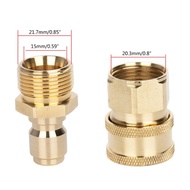 Pressure Washer Adapter Kit M22-15mm Swivel Quick Connect 3/8 Release Set Nozzle