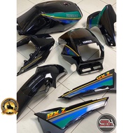 COVERSET BODYSET RXZ MILI + TANK ORIGINAL EQUIPMENT MANUFACTURED 033 OEM GRAPHIC 6 UNDERCOWLING BLACK SMX SIAP TANAM