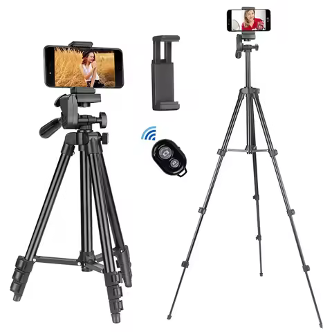 NA-3110 Phone Tripod Stand 102cm Universal Photography For Gopro iPhone Samsung Xiaomi Huawei Phone 