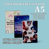 (Hard Cover) Custom Notebook Size A5