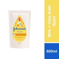 Johnson's Baby Milk + Oats Bath Refill 600ml